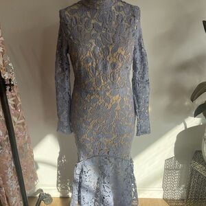 Elegant Lace Long Sleeve Dress